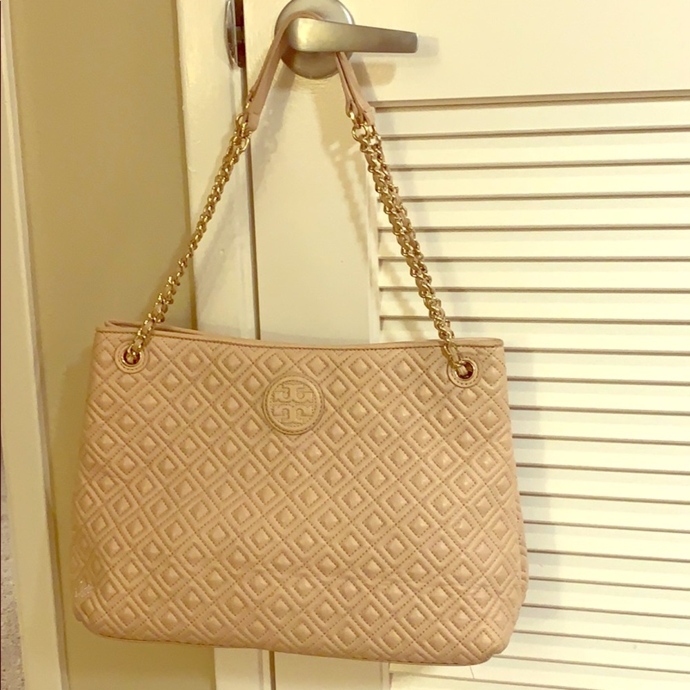 Tory Burch Pink Leather tote bag